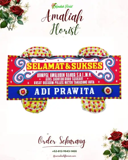 Papan Bunga Ucapan Selamat Gunungmulyo